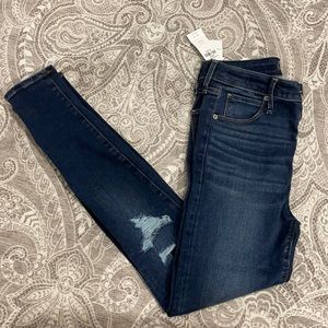 Abercrombie and Fitch Distressed Skinny Jeans